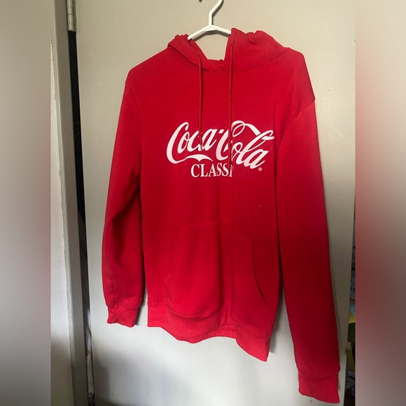 vintage Coca Cola classic red hoodie - Picture 1 of 4